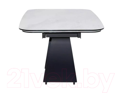 Обеденный стол Signal Infinity 160-240x95 (Ceramic Nature Cloud белый/черный)
