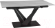 Миниатюра изображения товара Обеденный стол Signal Sorento Ceramic 160-220x90 (Nature Cloud белый/черный матовый)