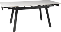 Обеденный стол Signal John 150-210x90 (белый/черный) - 