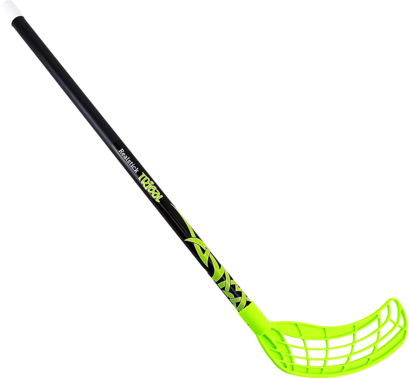 Клюшка для флорбола Realstick Tribal Jr / MR-KF-TR85-GR (черный/зеленый)