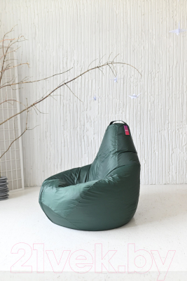Бескаркасное кресло Mio Tesoro Груша XL / GF-110x80-Z (темно-зеленый)