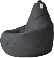 Бескаркасное кресло Mio Tesoro Груша XL / GF-110x80-CH (черный) - 