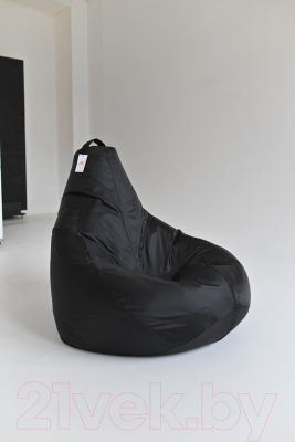Бескаркасное кресло Mio Tesoro Груша XL / GF-110x75-CH (черный)