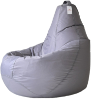Бескаркасное кресло Mio Tesoro Груша XL / GF-110x80-S (серебро) - 
