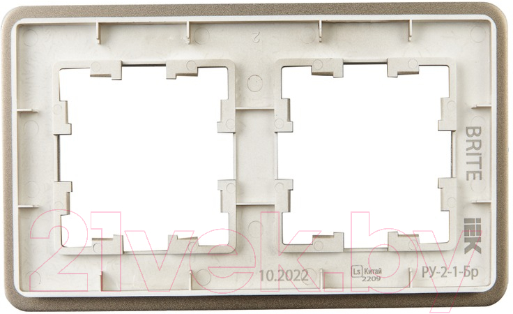 Рамка для выключателя IEK Brite BR-M22-M-01-K49