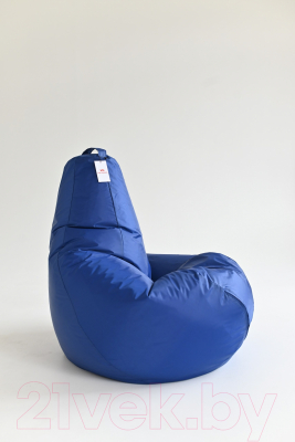 Бескаркасное кресло Mio Tesoro Груша XXL / GF-130x85-SI (синий)