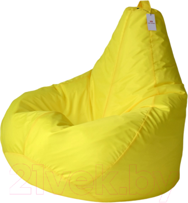 Бескаркасное кресло Mio Tesoro Груша XXL / GF-130x85-ZH (желтый)