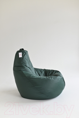 Бескаркасное кресло Mio Tesoro Груша XXL / GF-130x85-Z (темно-зеленый)