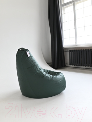 Бескаркасное кресло Mio Tesoro Груша XXL / GF-130x85-Z (темно-зеленый)