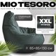 Бескаркасное кресло Mio Tesoro Груша XXL / GF-130x85-Z (темно-зеленый) - 