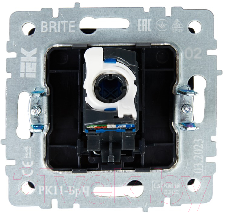Розетка IEK Brite BR-K10-2-K02 (черный) — фото 5