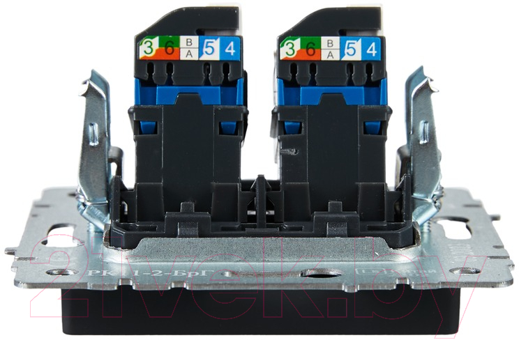Розетка IEK Brite BR-K20-2-K02 (черный) — фото 4
