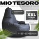 Бескаркасное кресло Mio Tesoro Груша XXL / GF-130x85-GR (графит) - 