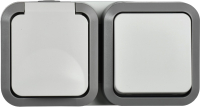 

Блок выключатель+розетка, Tors TS-G10-6-55-V-K41
