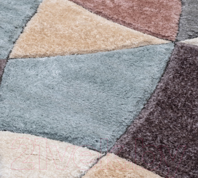 Коврик Radjab Carpet Калифорния Прямоугольник P472A / 3535RK (1.2x1.8, Grey/Lilak)