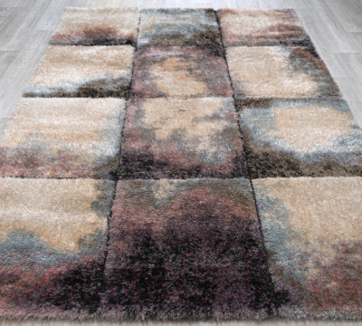 Коврик Radjab Carpet Калифорния Прямоугольник P535A / 3543RK (0.8x1.5, Beige/Dark Powder)