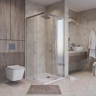 Изображение товара Душевой уголок Niagara NG-6629-34 90x90x195 (хром/прозрачное стекло)