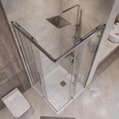 Изображение товара Душевой уголок Niagara NG-6629-34 90x90x195 (хром/прозрачное стекло)