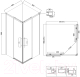 Миниатюра изображения товара Душевой уголок Niagara NG-6629-34 90x90x195 (хром/прозрачное стекло)