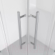 Миниатюра изображения товара Душевой уголок Niagara NG-6629-34 90x90x195 (хром/прозрачное стекло)
