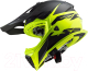 Миниатюра изображения товара Мотошлем LS2 MX1299 (MX437) Fast Evo Roar (M, черный/зеленый)