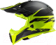 Миниатюра изображения товара Мотошлем LS2 MX1299 (MX437) Fast Evo Roar (M, черный/зеленый)