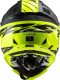 Миниатюра изображения товара Мотошлем LS2 MX1299 (MX437) Fast Evo Roar (M, черный/зеленый)