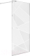 Миниатюра изображения товара Душевая стенка Niagara NG-660-12 120x195 (хром/прозрачное стекло с рисунком)