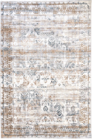 Ковер Radjab Carpet Белла Прямоугольник 7677RK (2x4, Cream Shirink/Blue Fdy) - 