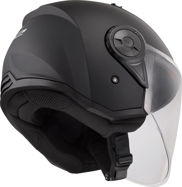 Мотошлем LS2 OF616 Airflow 2 Solid (XL, черный матовый)