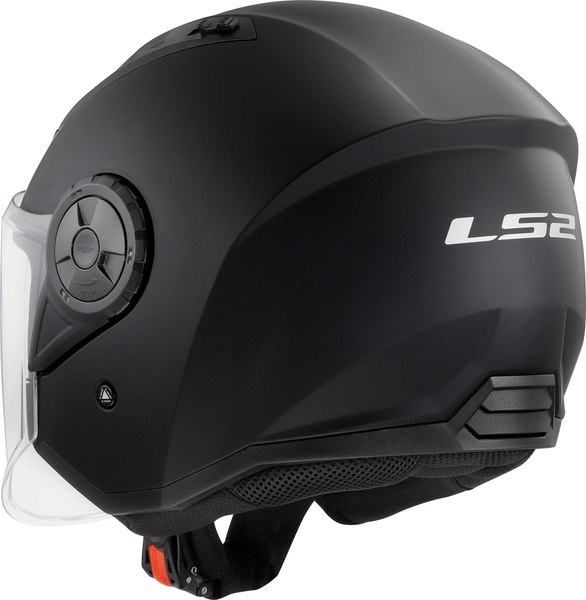 Мотошлем LS2 OF616 Airflow 2 Solid (XL, черный матовый)