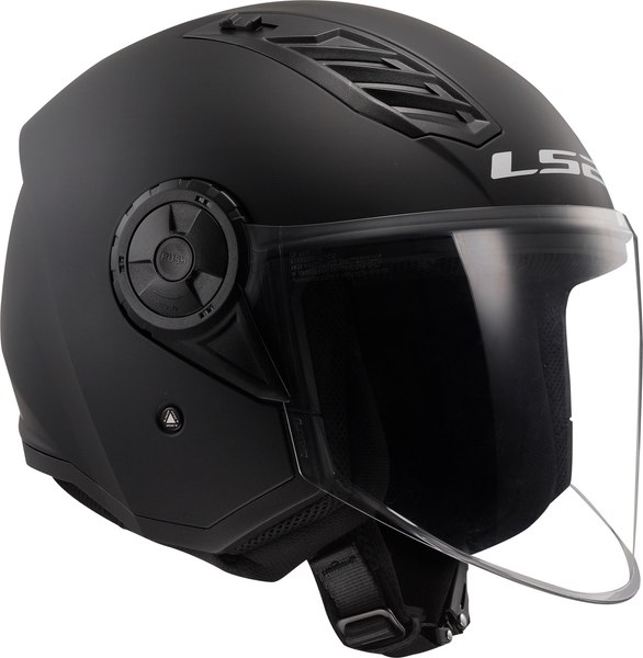 Мотошлем LS2 OF616 Airflow 2 Solid (XL, черный матовый)