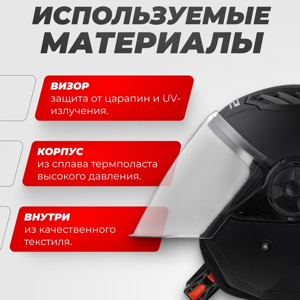 Мотошлем LS2 OF616 Airflow 2 Solid (L, черный матовый)