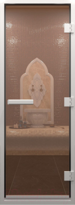 Стеклянная дверь для бани/сауны Doorwood Хамам 70x190 / DW00796