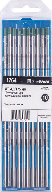 Электрод FoxWeld Вольфрамовый WP 4.0мм / 175мм / 1764