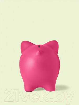 Копилка Pig Bank By Свинка (L, розовый/фуксия)