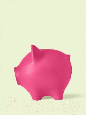 Копилка Pig Bank By Свинка (L, розовый/фуксия)