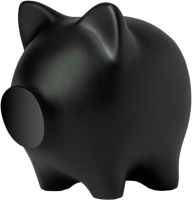 Копилка Pig Bank By Свинка (L, черный) - 