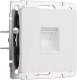 Розетка Werkel Ethernet RJ-45 / W1181041 (белый акрил) - 
