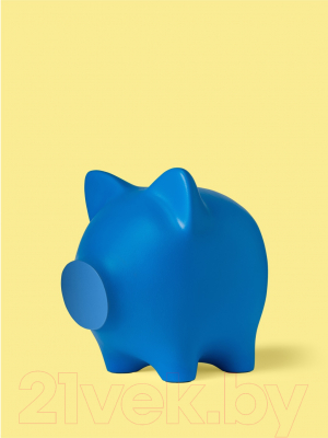 Копилка Pig Bank By Свинка (L, синий)