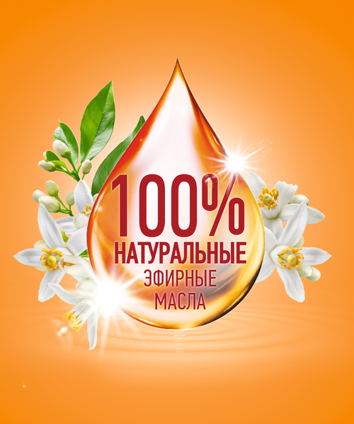 Гель для стирки ЛОСК Ароматерапия Цветок апельсина (1.46л)