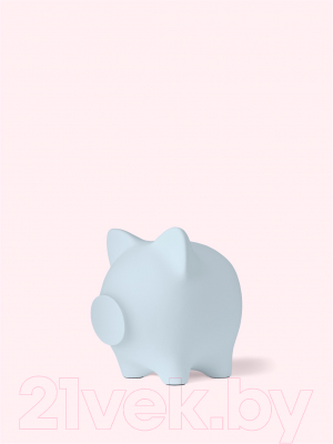Копилка Pig Bank By Свинка (M, голубой)