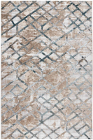 Ковер Radjab Carpet Белла Прямоугольник K551B / 7673RK (1.6x3, Cream Shirink/Blue Fdy) - 