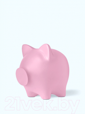 Копилка Pig Bank By Свинка (L, Барби/нежно-розовый)