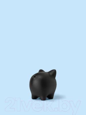 Копилка Pig Bank By Свинка (S, черный/золотой пятачок)