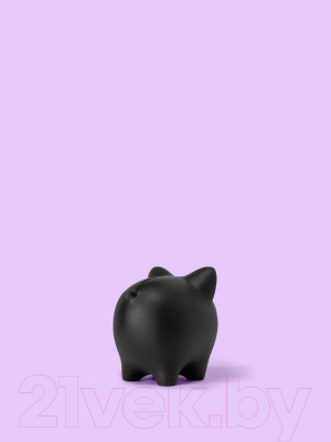 Копилка Pig Bank By Свинка (S, черный)