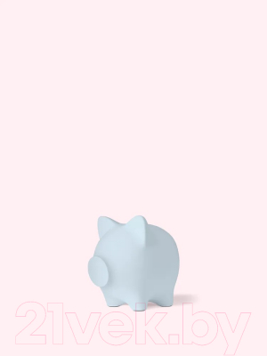 Копилка Pig Bank By Свинка (S, голубой)