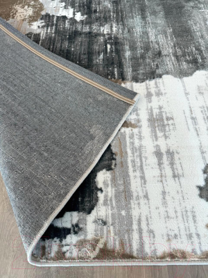 Ковер Radjab Carpet Белла Прямоугольник D009A / 8079RK (1.4x2, Cream Shirink/Blue Fdy)