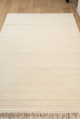 Коврик Radjab Carpet Пандора Прямоугольник 1104A / 6835RK (0.8x1.5, Cream/Cream)
