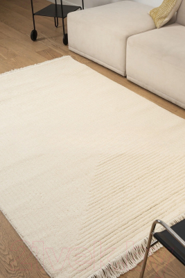 Коврик Radjab Carpet Пандора Прямоугольник 1104A / 6835RK (0.8x1.5, Cream/Cream)